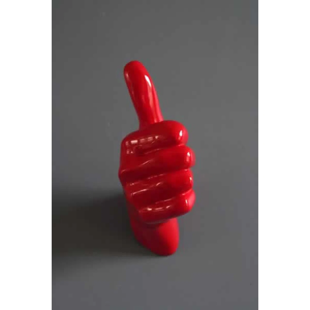 Thumbs Up Hand Wall Art & Coat Hook - White – image 2