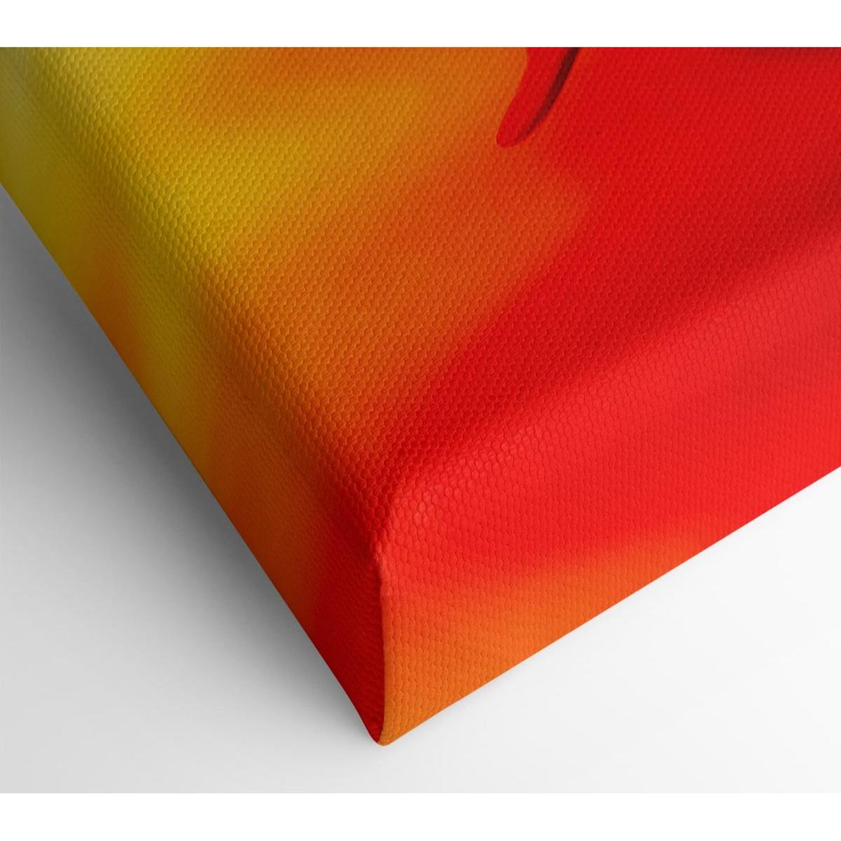 Liquid Fire Canvas Print Wall Art - Yellow / 50.8cm – image 2