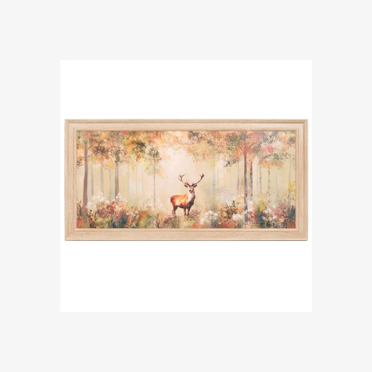 Heart of the Woodland Framed Print - Neutral – image 1