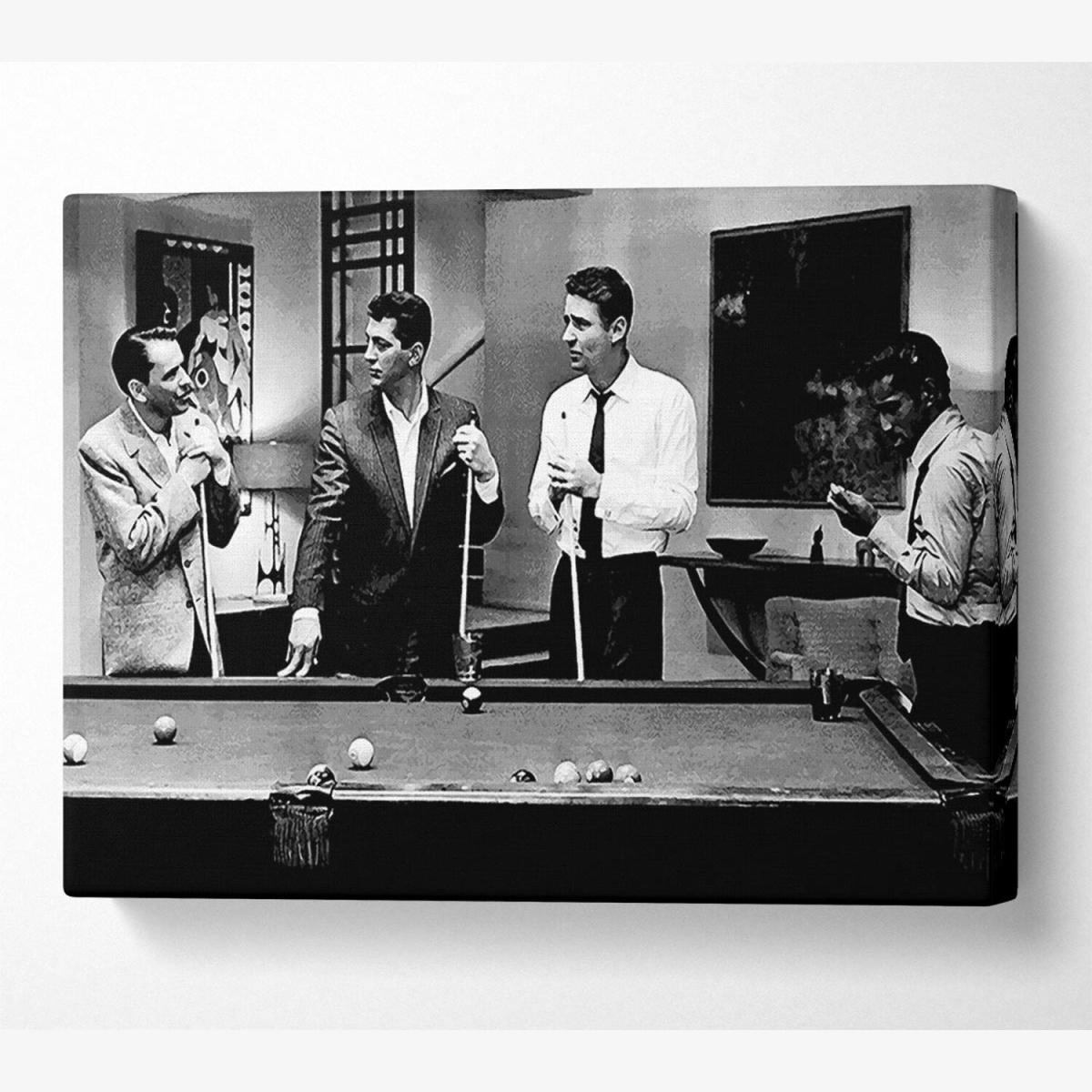 The Rat Pack 4 Playing Pool - 66cm – image 1
