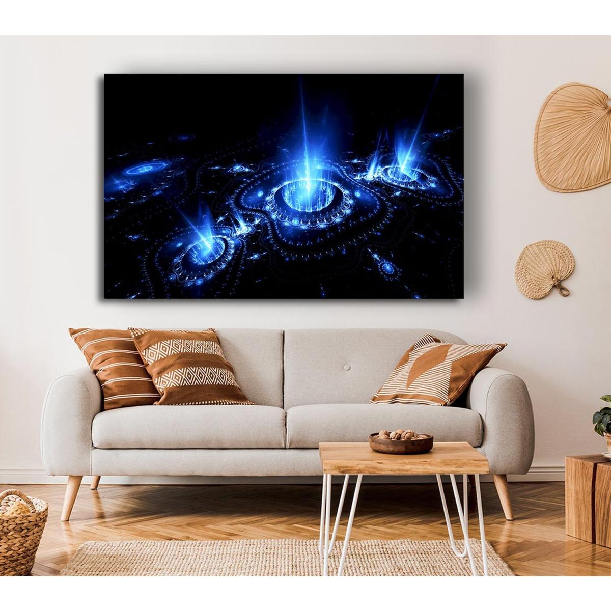 From Another Planet Canvas Print Wall Art - Yellow / 35.56cm – image 4