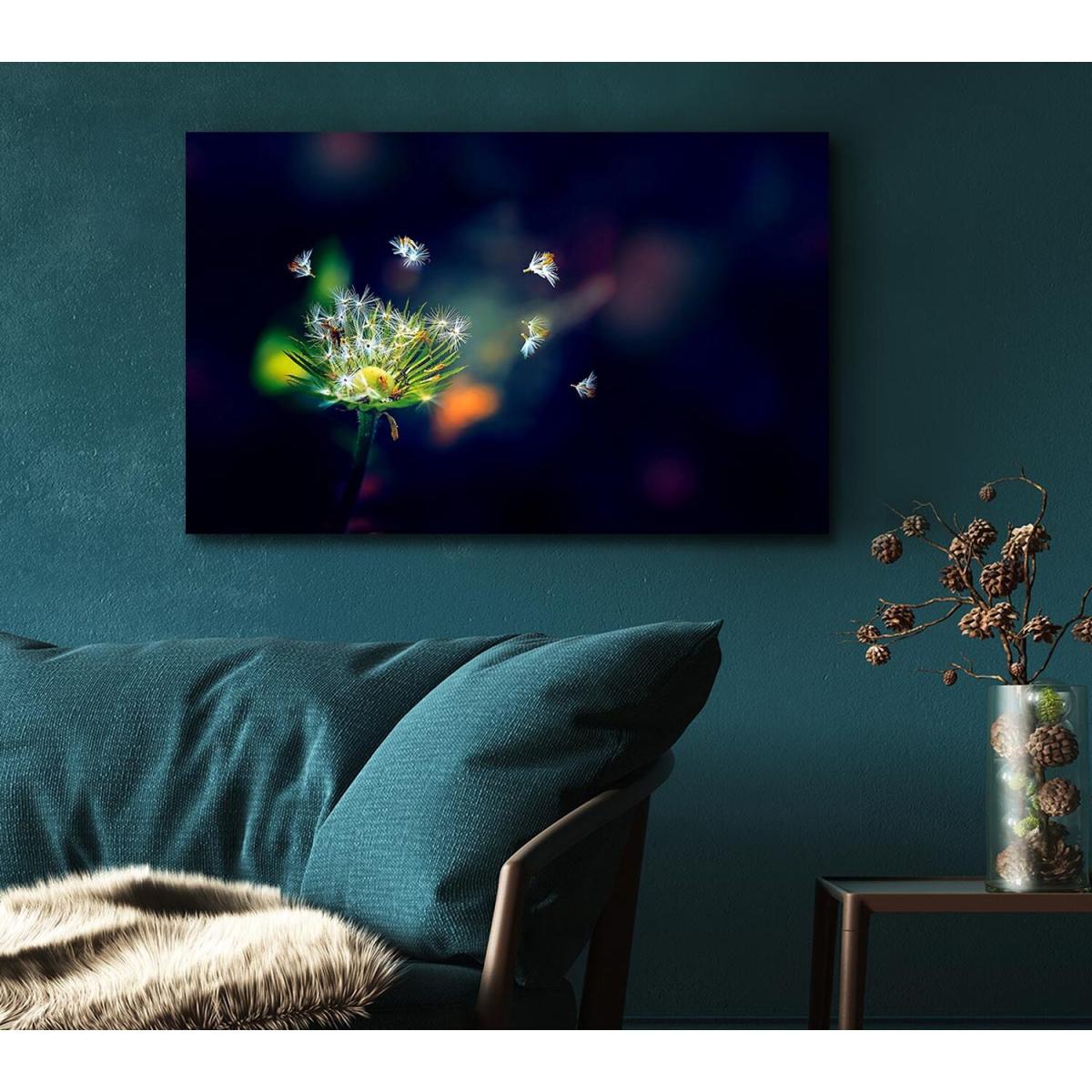 Falling Canvas Print Wall Art - Yellow / 35.56cm – image 5