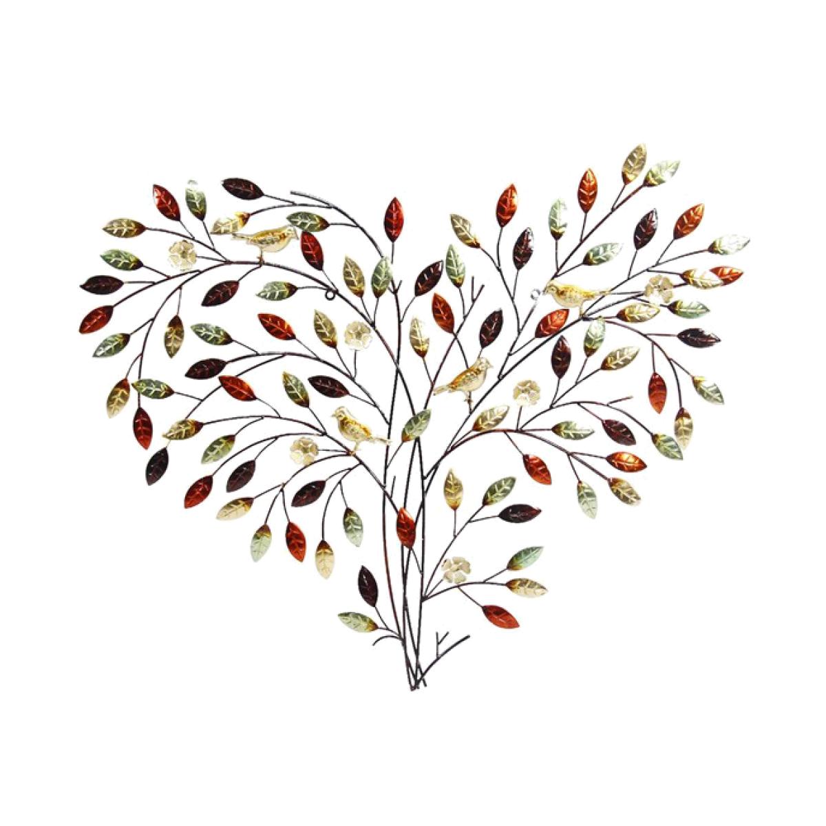 Entwined Heart Tree Metal Wall Art – image 1