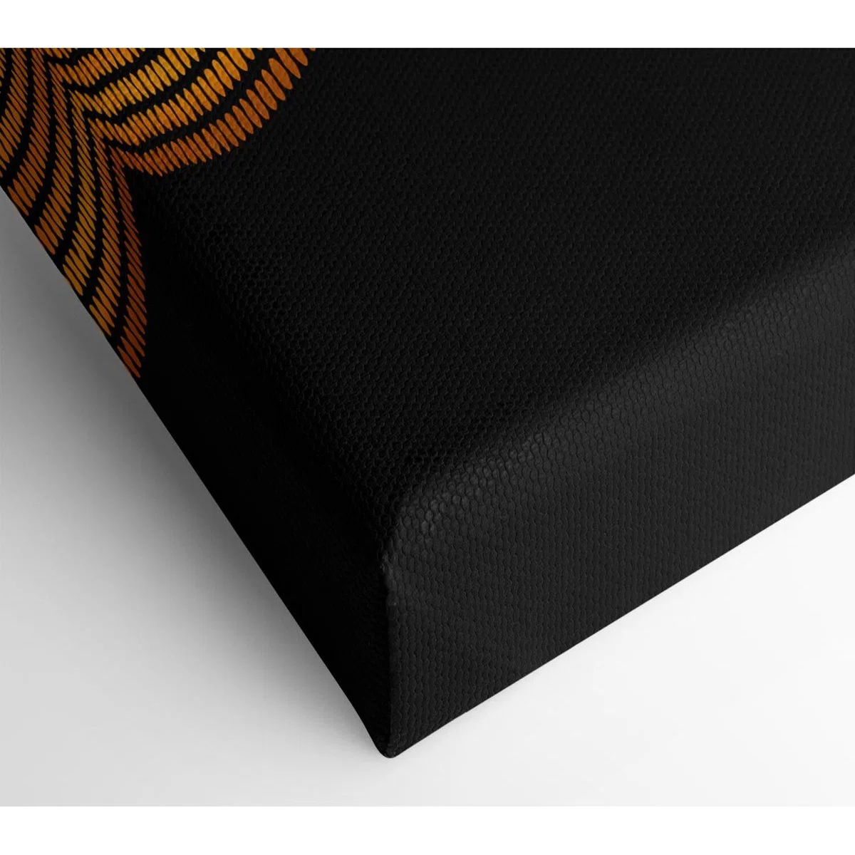 The Orange Road Less Travelled Canvas Print Wall Art - Yellow / 35.56cm – image 2