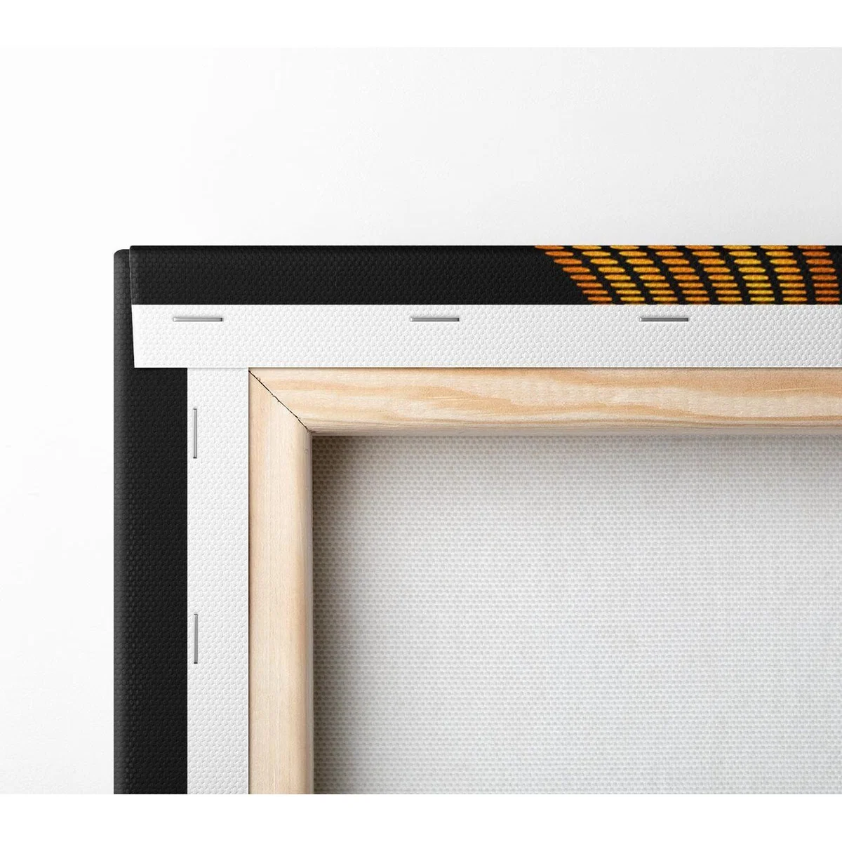 The Orange Road Less Travelled Canvas Print Wall Art - Yellow / 35.56cm – image 3