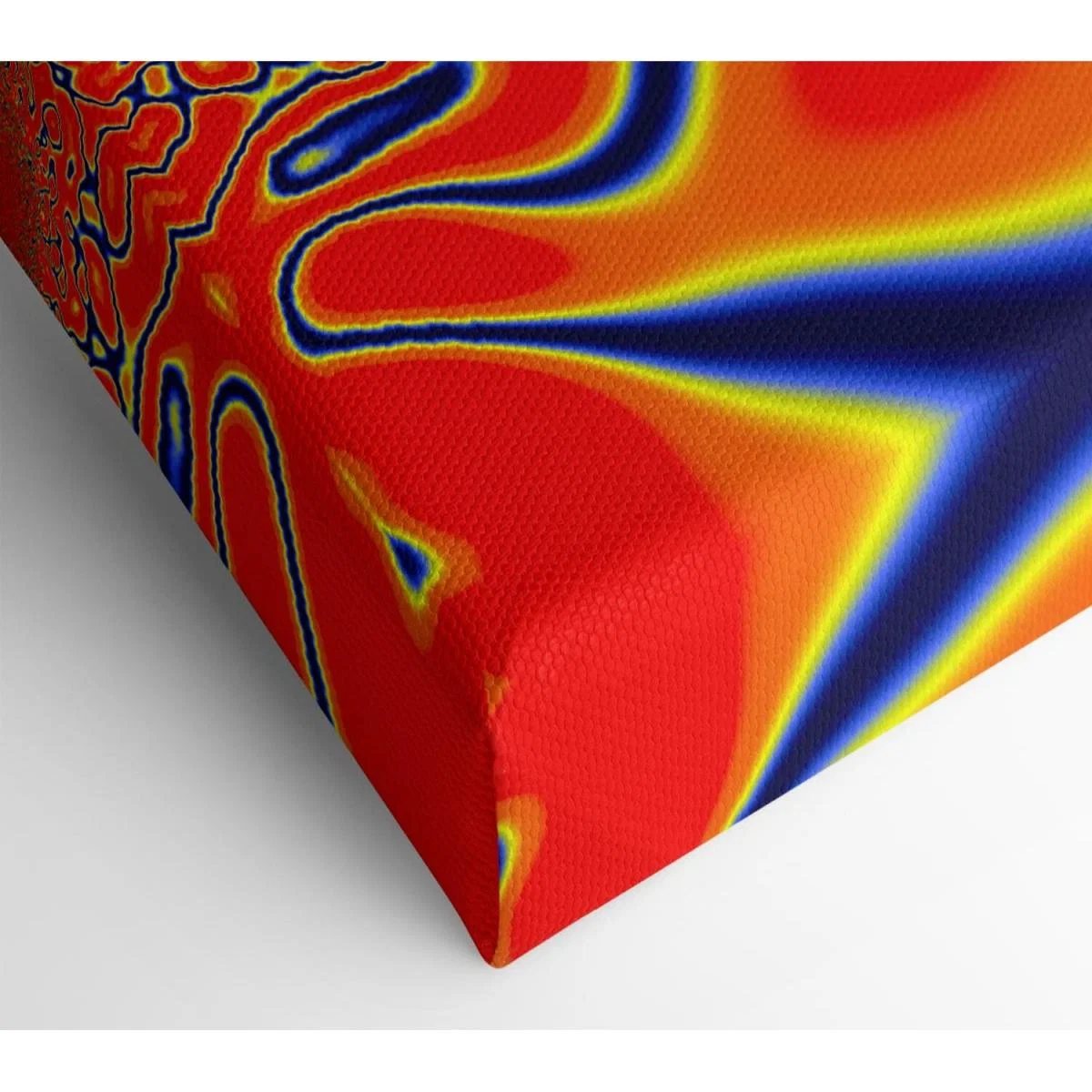 Lava Lustre Canvas Print Wall Art - Yellow / 50.8cm – image 2