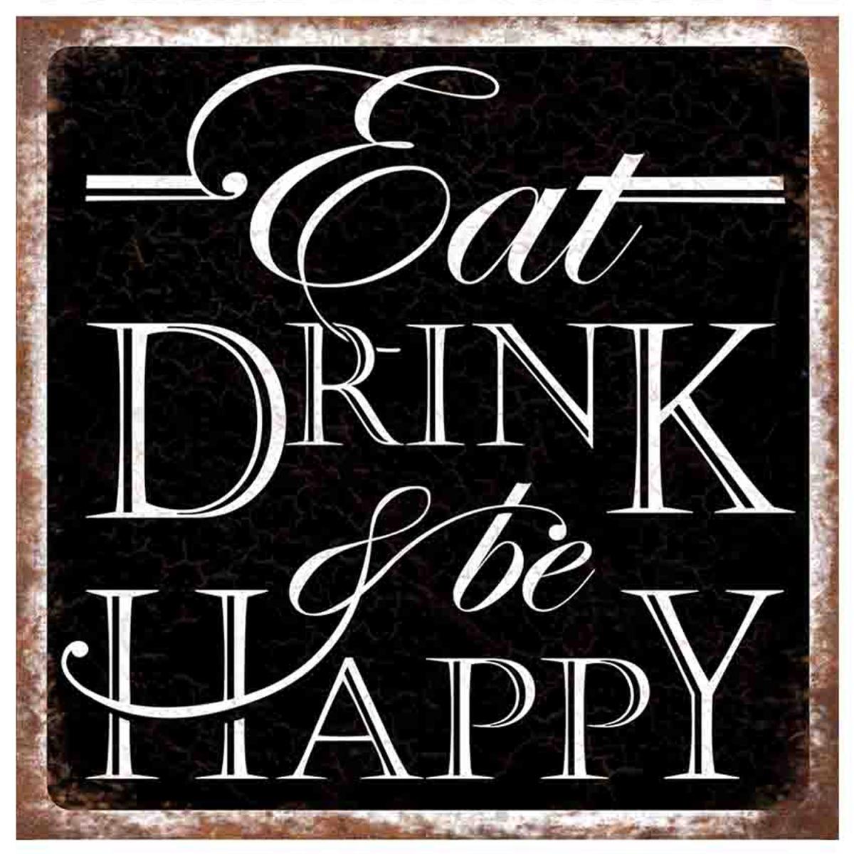 Enjoy Drinks Metal Wall Art – image 4