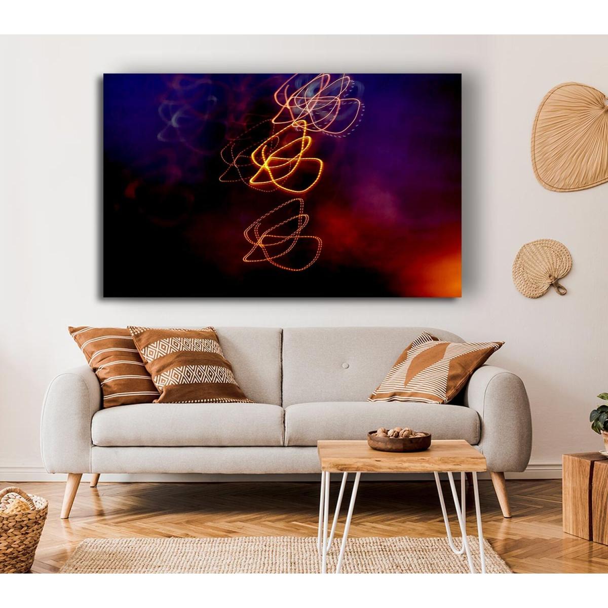 Fire Flies Canvas Print Wall Art - Yellow / 81.28cm – image 4