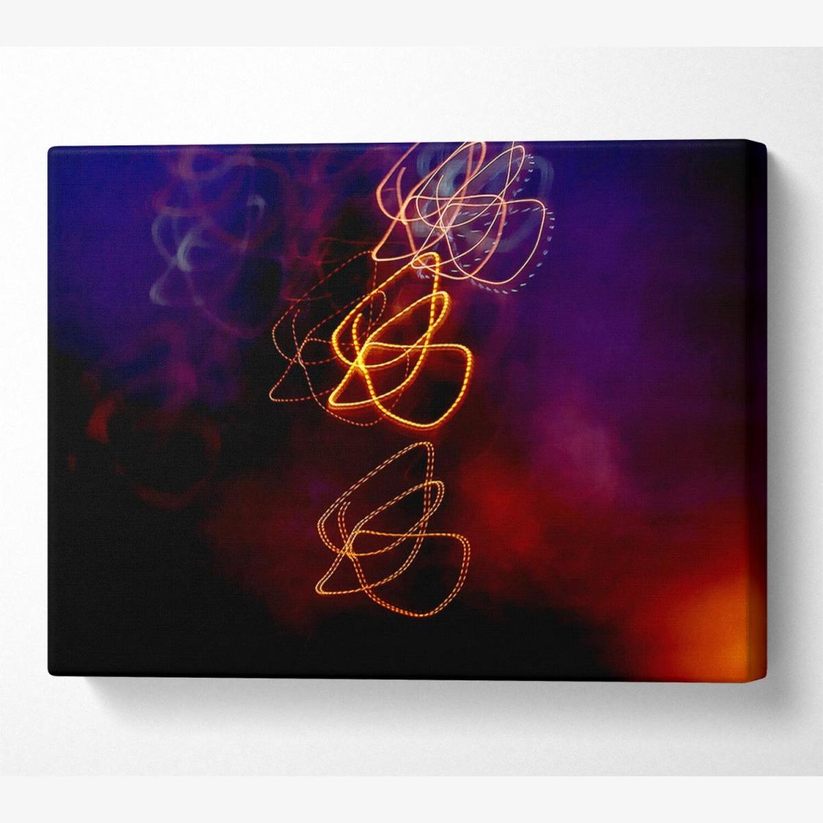 Fire Flies Canvas Print Wall Art - Yellow / 81.28cm – image 1