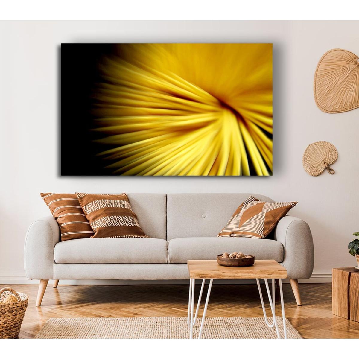 Golden Flare Canvas Print Wall Art - Yellow / 66.04cm – image 2