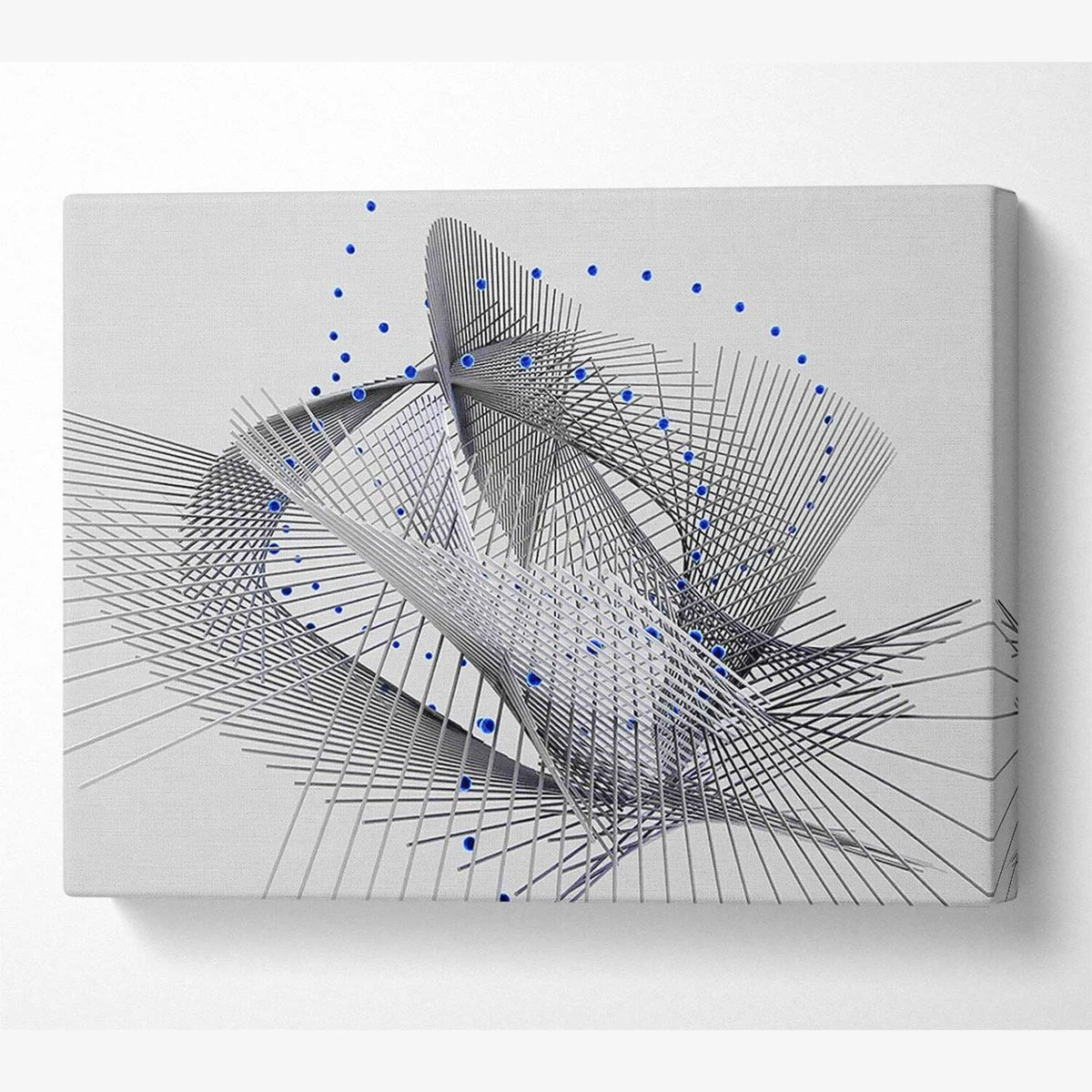Graphical Equals Canvas Print Wall Art - Yellow / 35.56cm – image 1