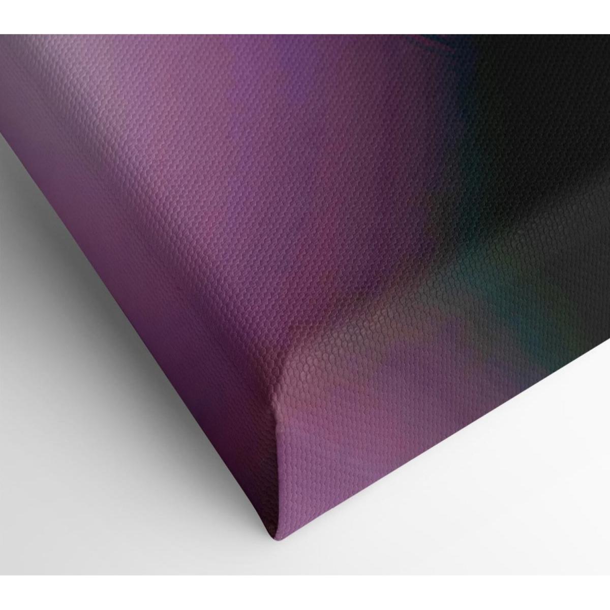Purple Water Droplet Canvas Print Wall Art - Yellow / 81.28cm – image 2