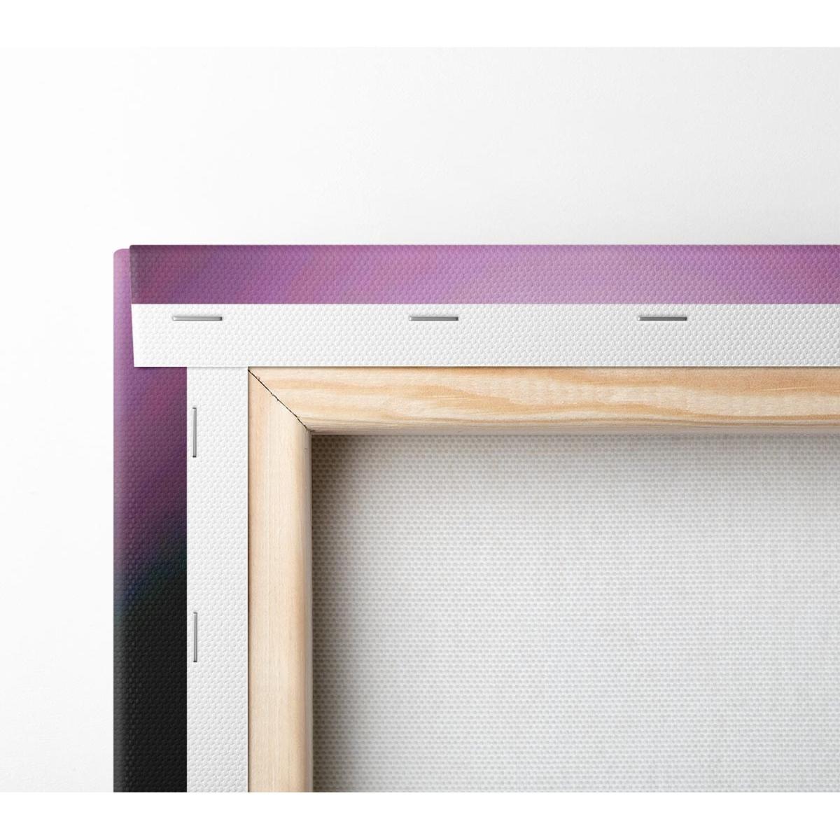 Purple Water Droplet Canvas Print Wall Art - Yellow / 81.28cm – image 3