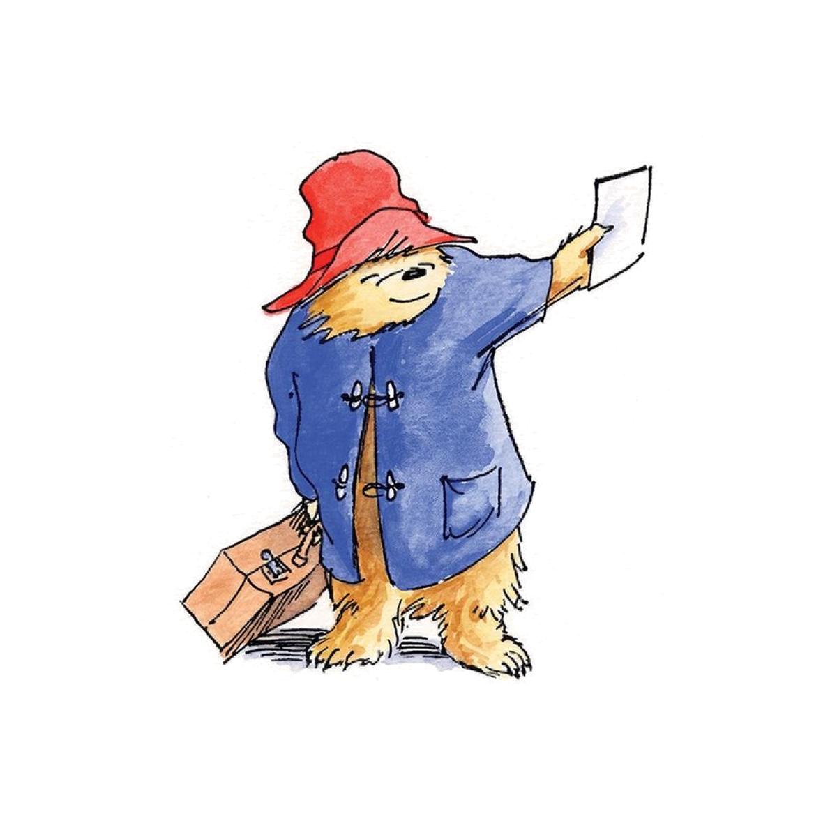 Paddington Bear Suitcase - White