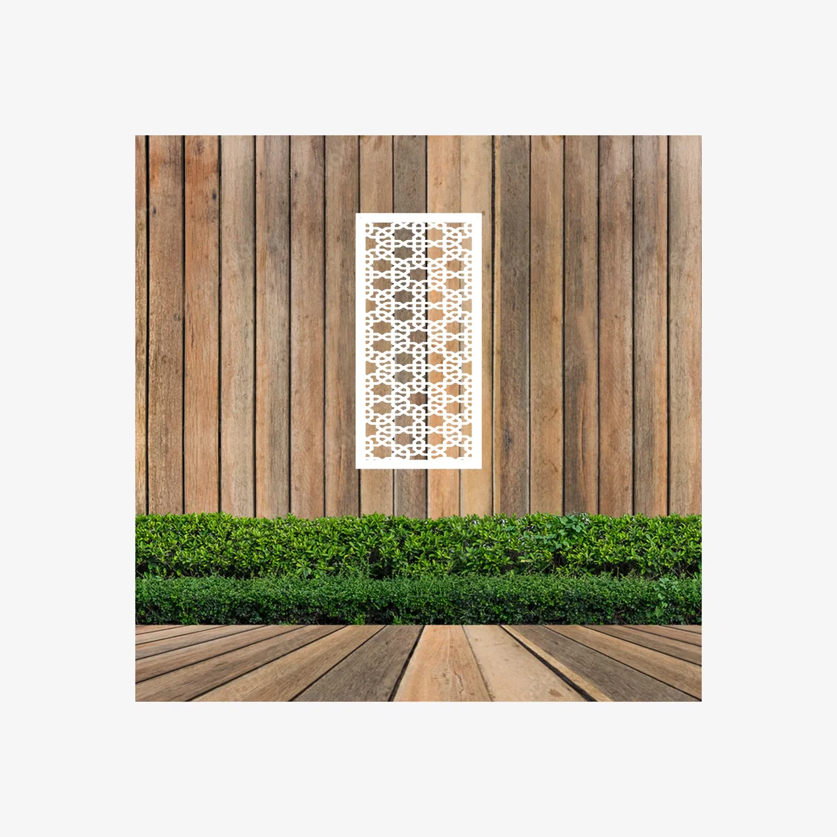 Shafalite Screen Metal Wall Art - White – image 1