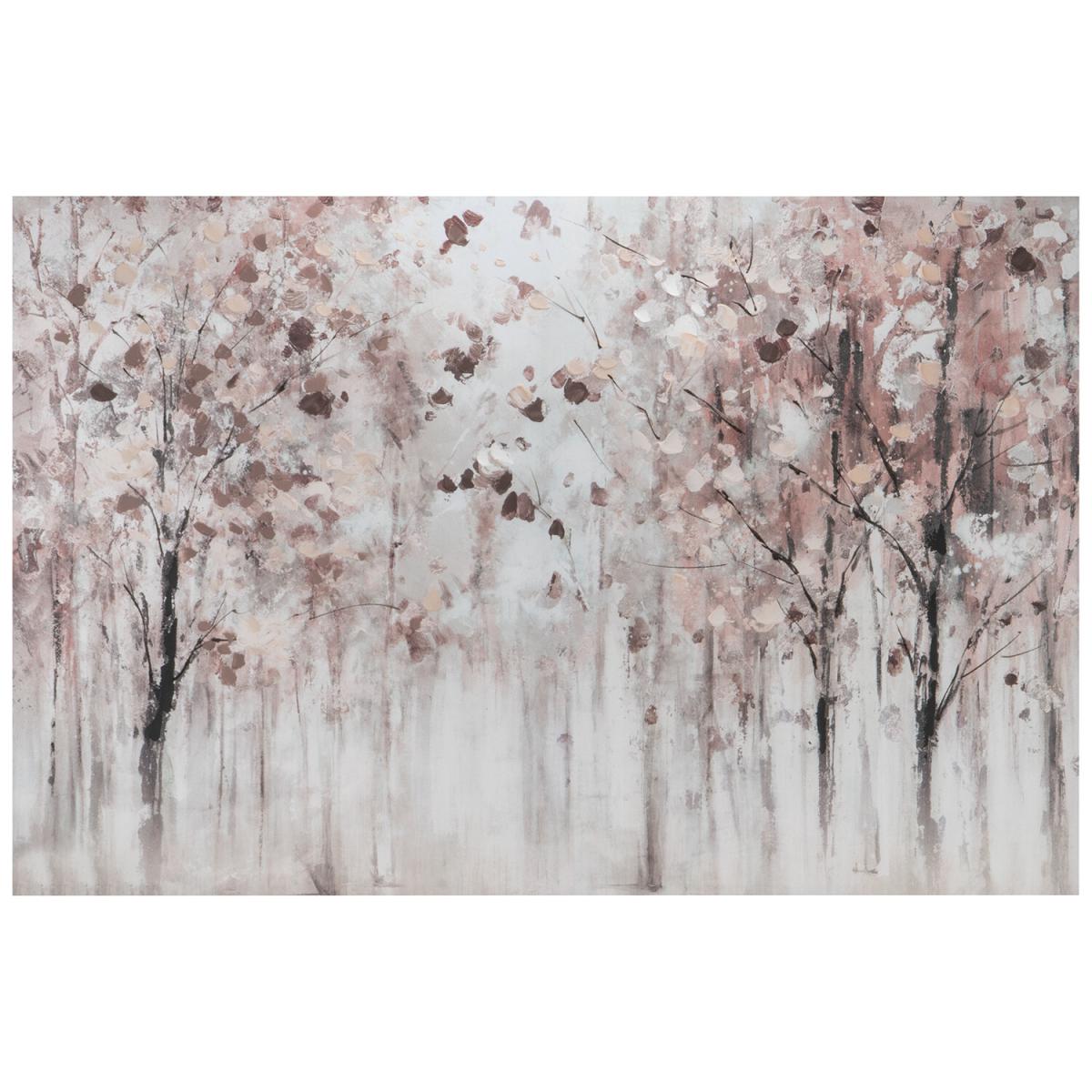 Hand Painted Pink Woodland Canvas – image 2