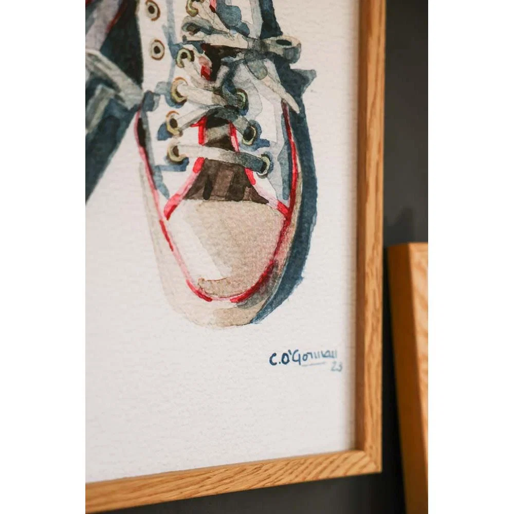 The Sneakers Framed Art Print – image 2