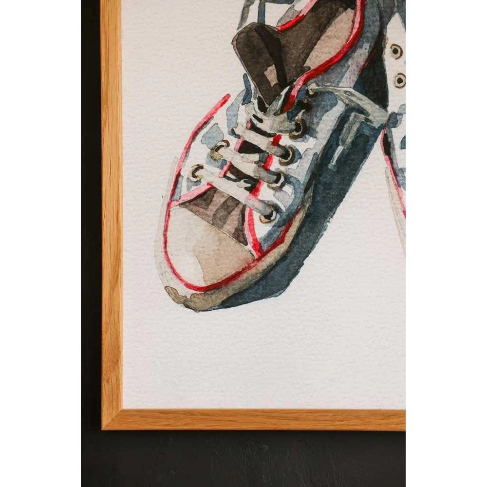 The Sneakers Framed Art Print – image 3