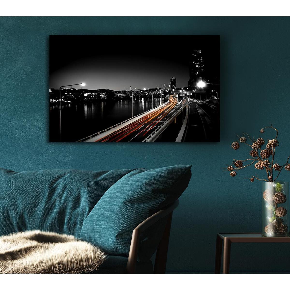 Light Traces Canvas Print Wall Art - Yellow / 66.04cm – image 5