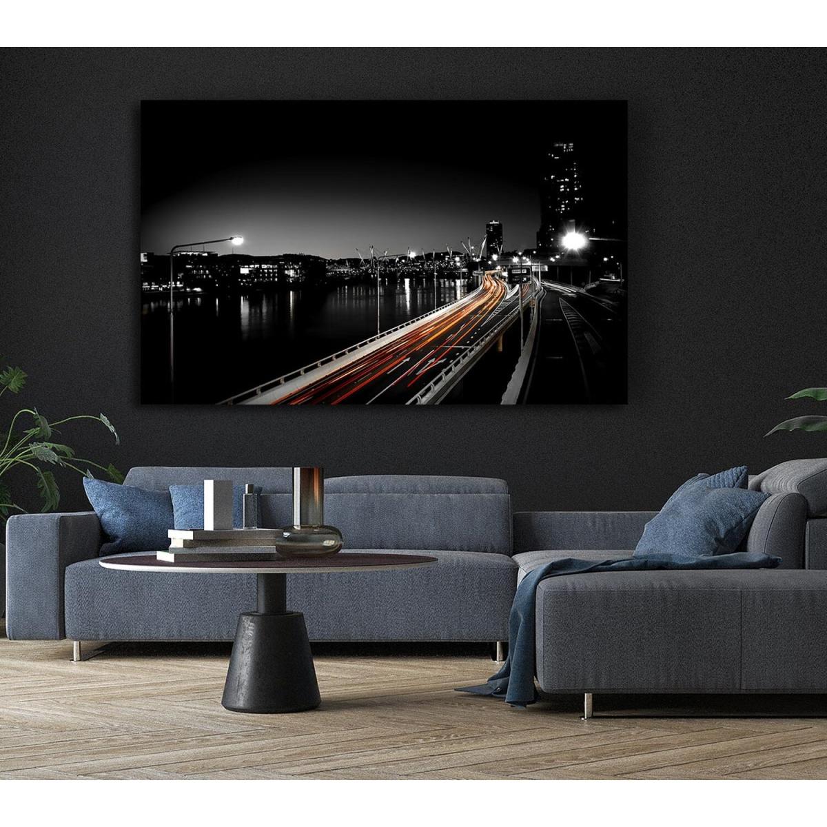 Light Traces Canvas Print Wall Art - Yellow / 66.04cm – image 6