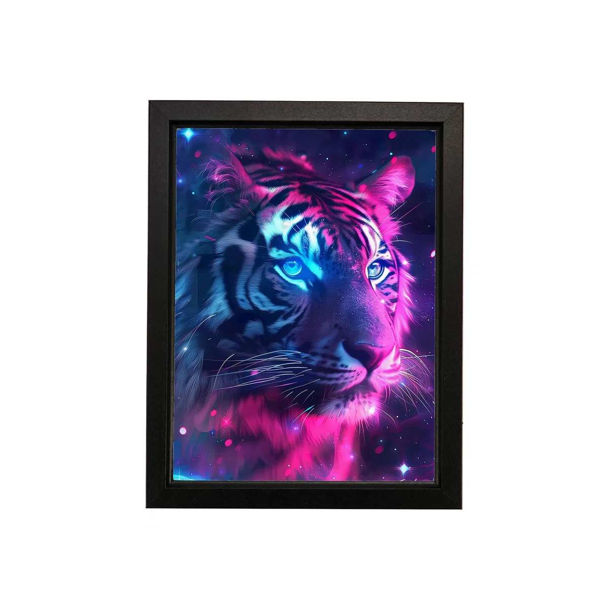 Tiger Metal Wall Art - Silver / 500g
