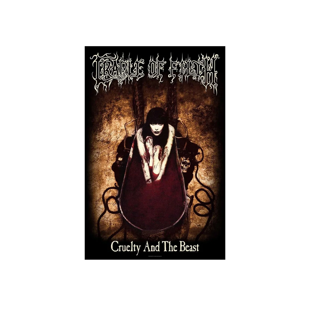 Cradle Of Filth Cruelty And The Beast Textile Poster - Multicoloured