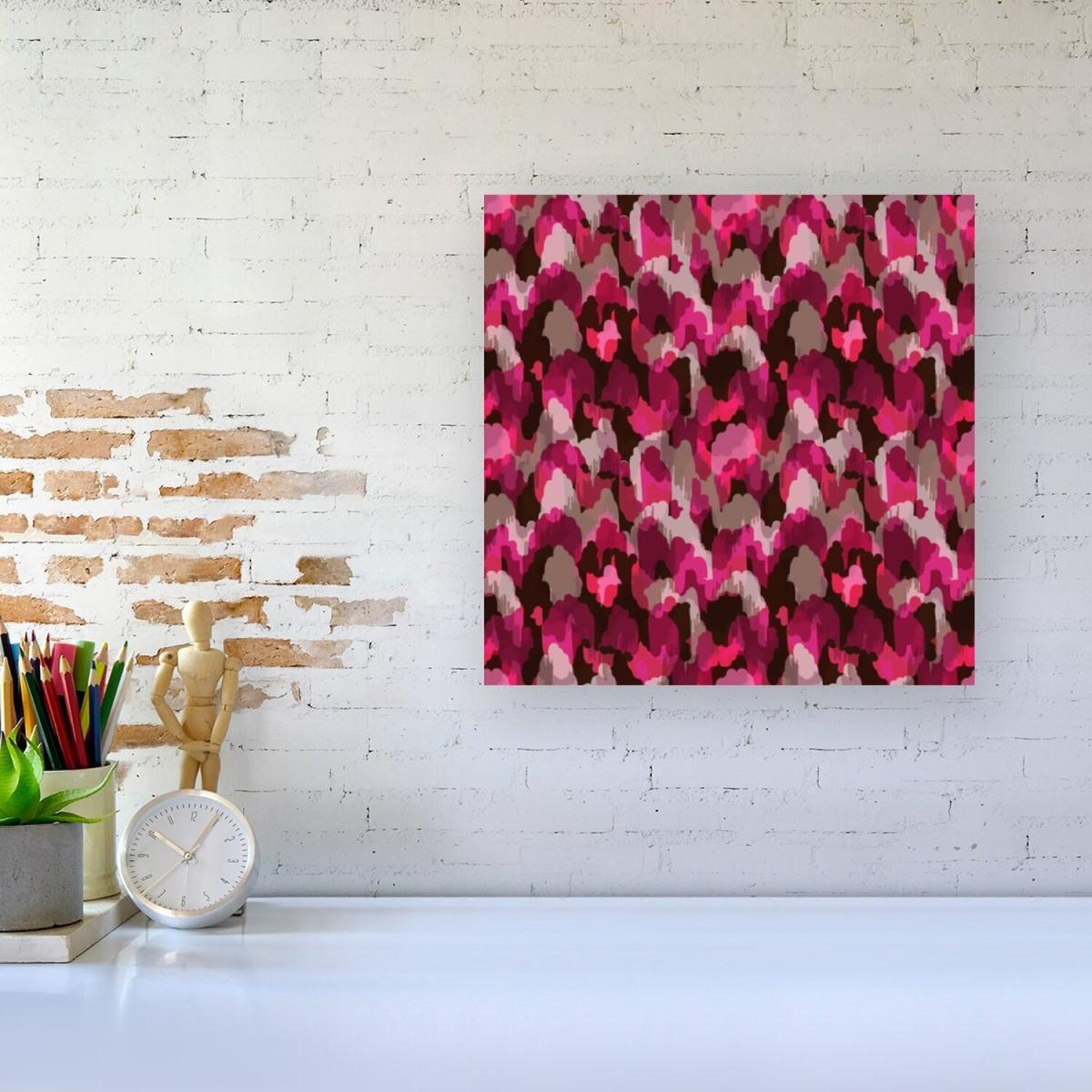 Modern Pink Animal Print Canvas Print - Pink / Small – image 3