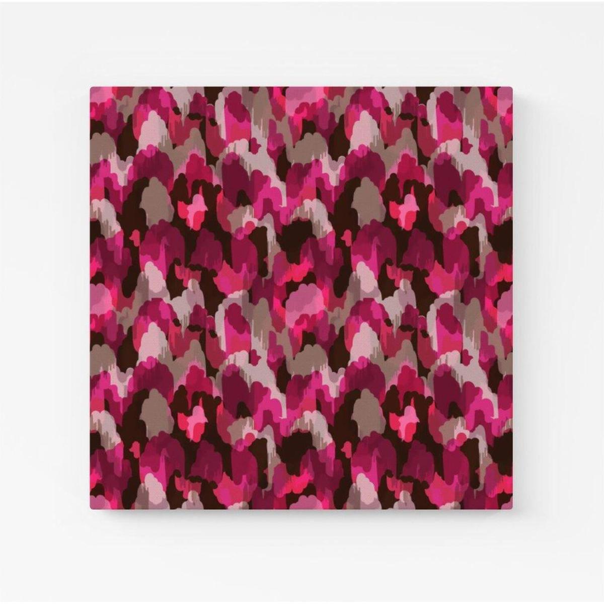Modern Pink Animal Print Canvas Print - Pink / Small – image 4