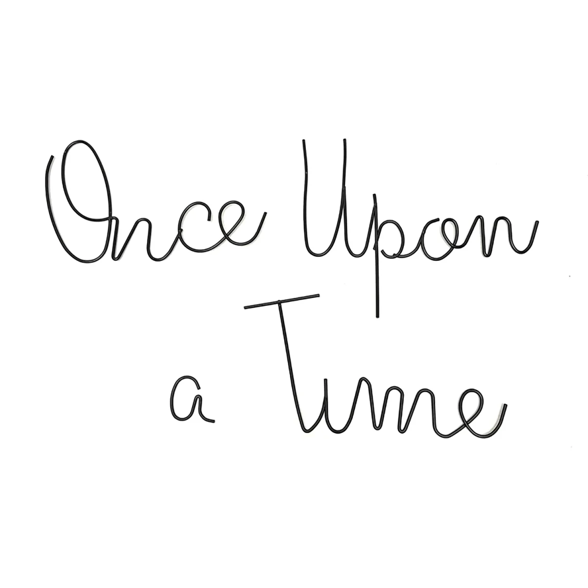 Baby Once Upon A Time Wire Sign - Black – image 4