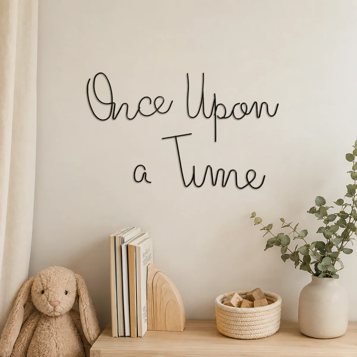 Baby Once Upon A Time Wire Sign - Black – image 5