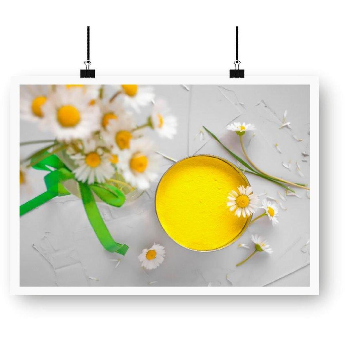 Bright Yellow Art Print - Yellow / 42cm – image 2