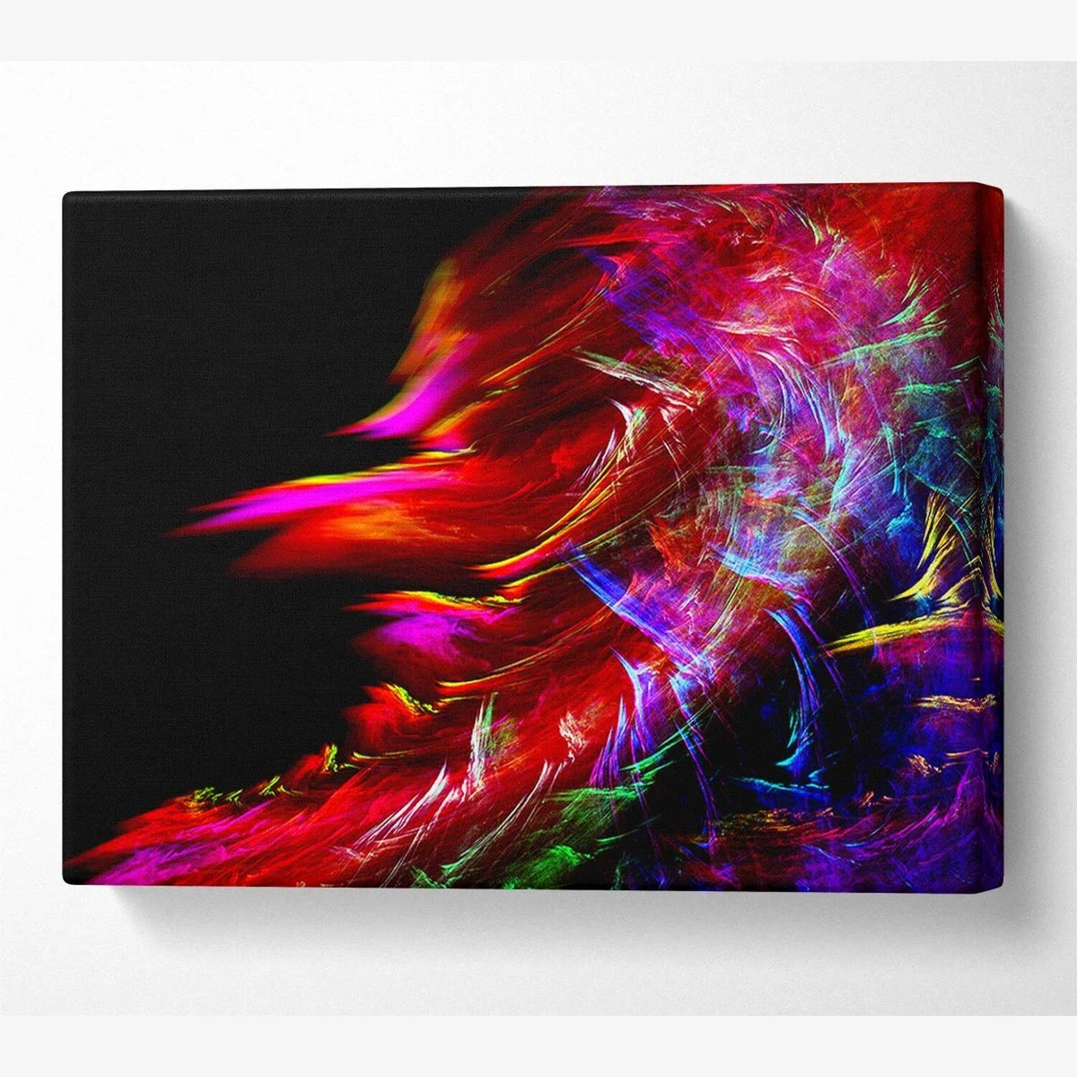 Rainbow Inferno Canvas Print Wall Art - Yellow / 81.28cm – image 1