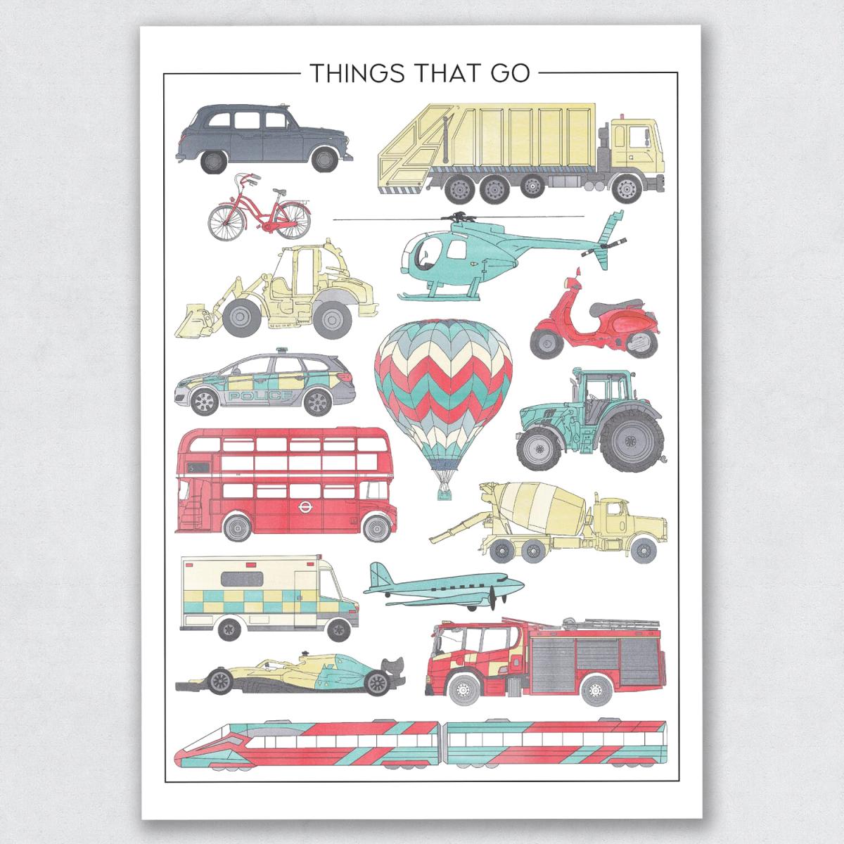 Things That Go - A3 – image 1