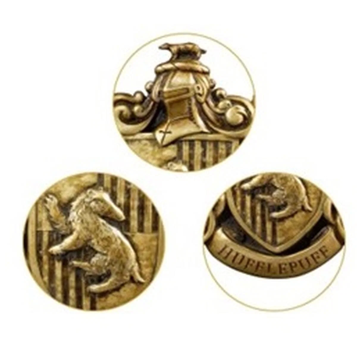 Hufflepuff Crest Wall Art - Gold – image 2