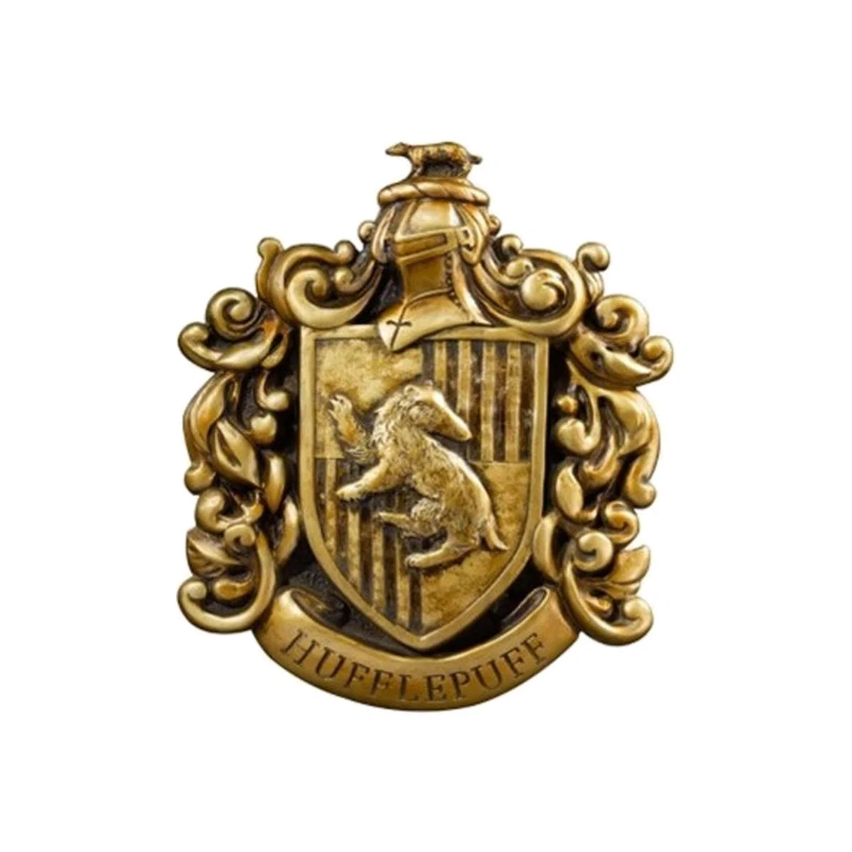 Hufflepuff Crest Wall Art - Gold – image 1