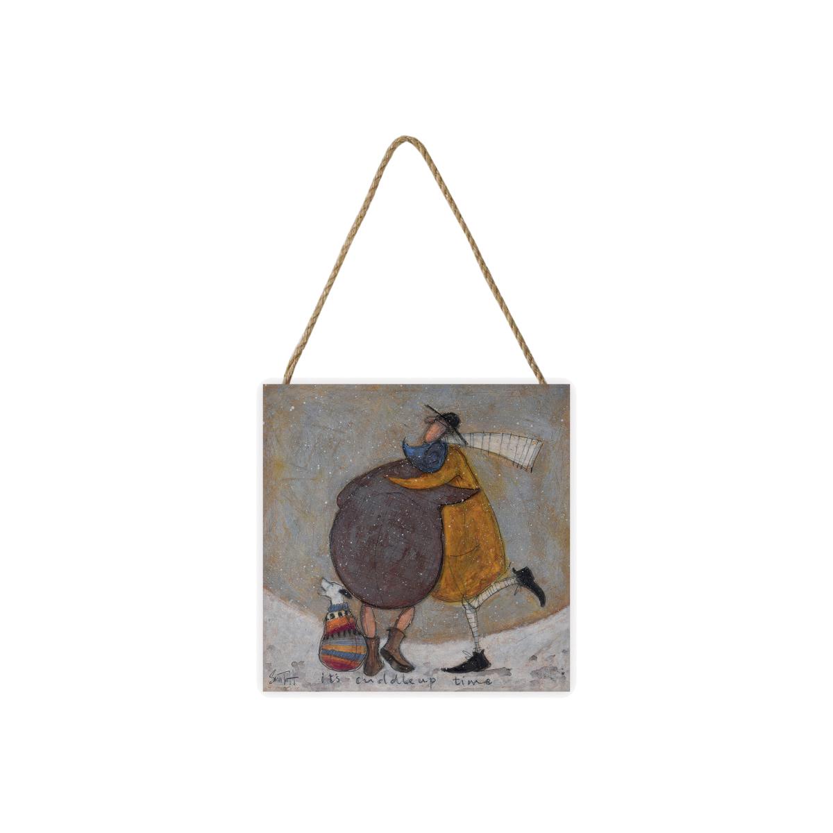 Sam Toft (It'S Cuddle Up Time) Wooden Block - White – image 1