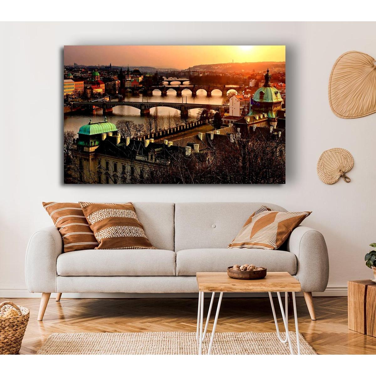 Czech Republic Scenery Canvas Print Wall Art - Yellow / 50.8cm – image 3