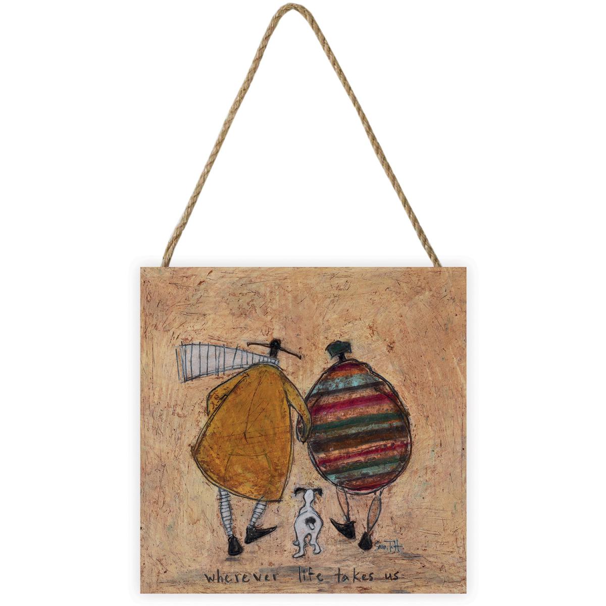 Sam Toft (Wherever Life Takes Us) Wooden Block - White – image 2