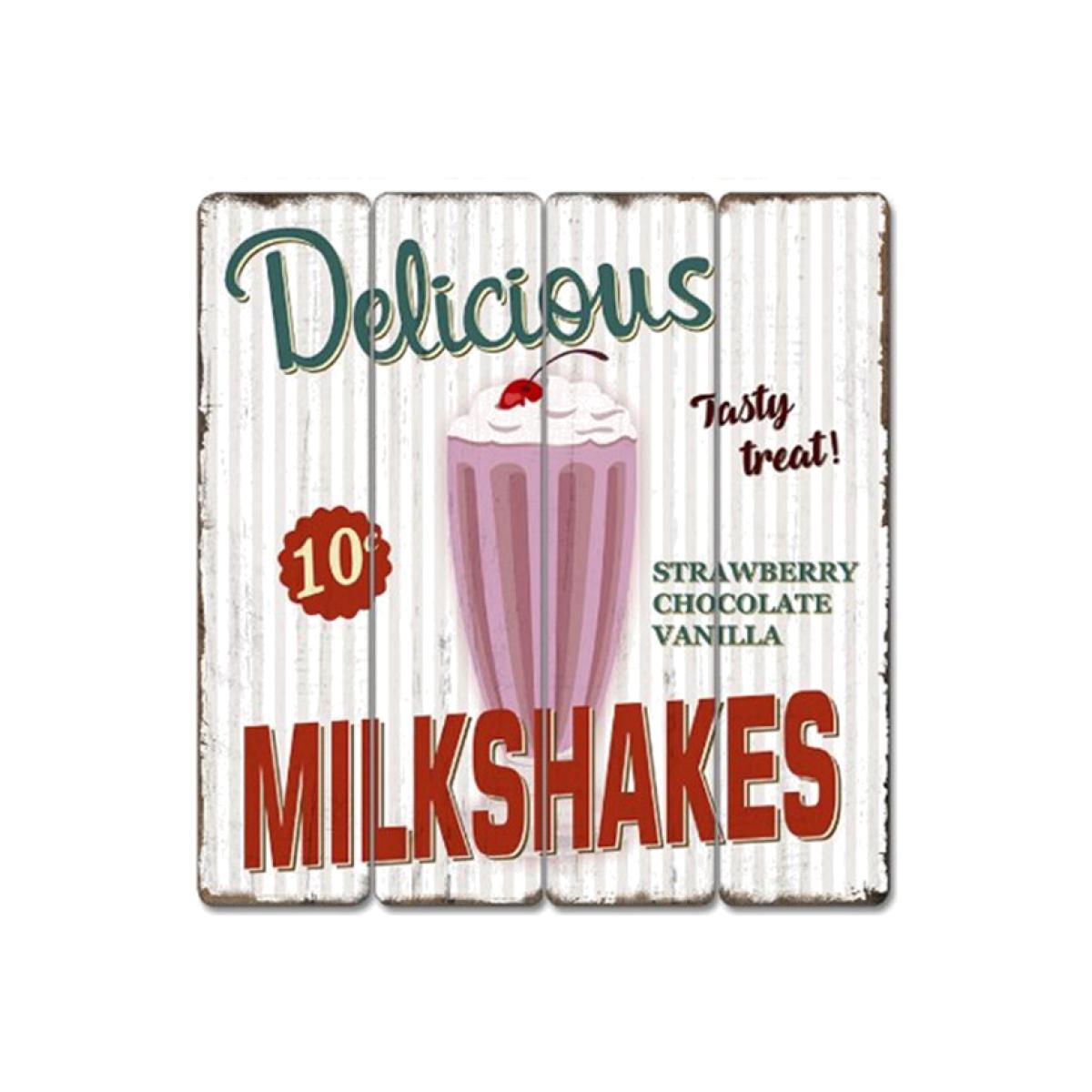 Retro American Style Food/Drink Plaque – image 1