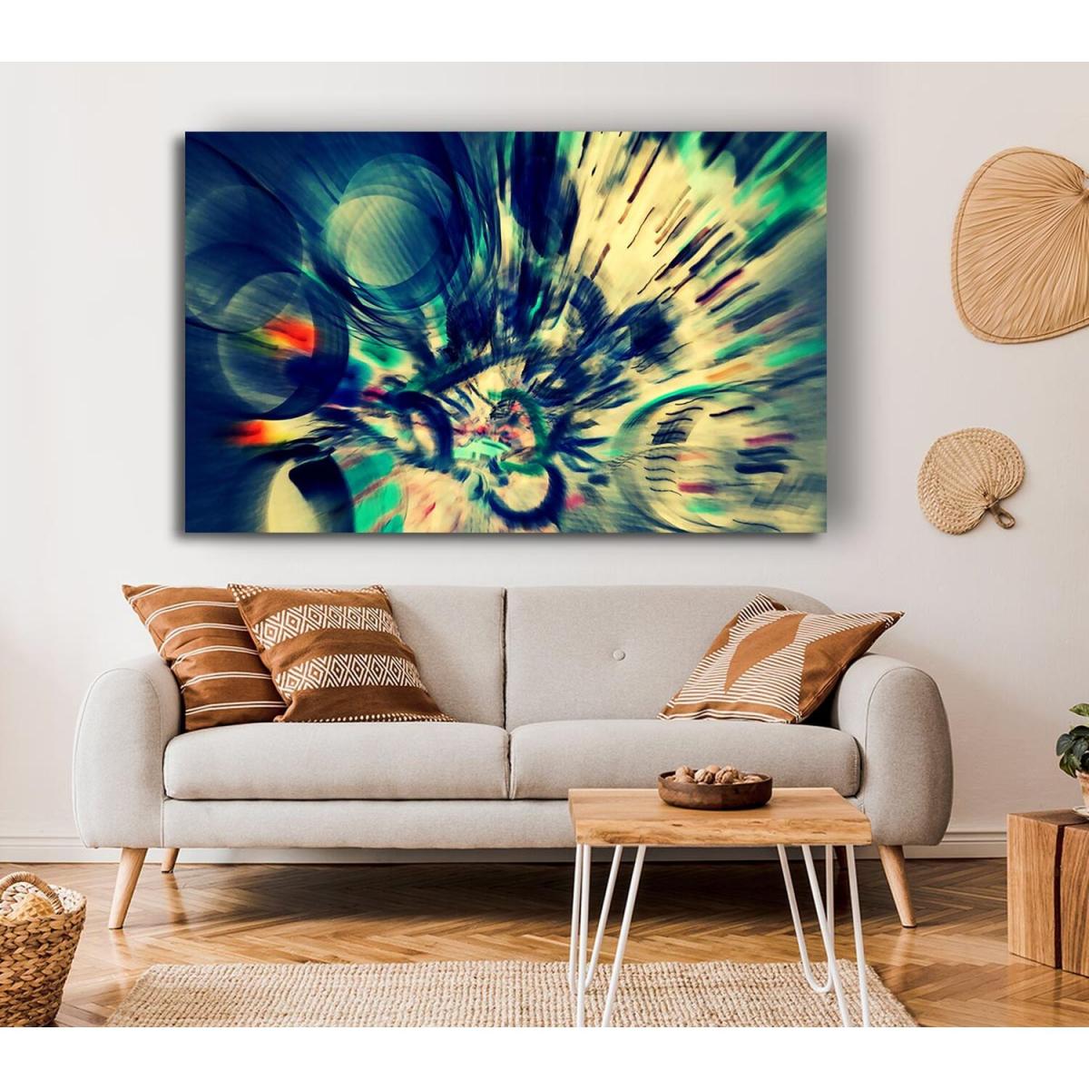 Abstraction Canvas Print Wall Art - Yellow / 81.28cm – image 4