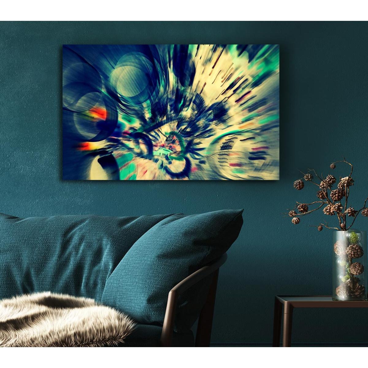 Abstraction Canvas Print Wall Art - Yellow / 81.28cm – image 5