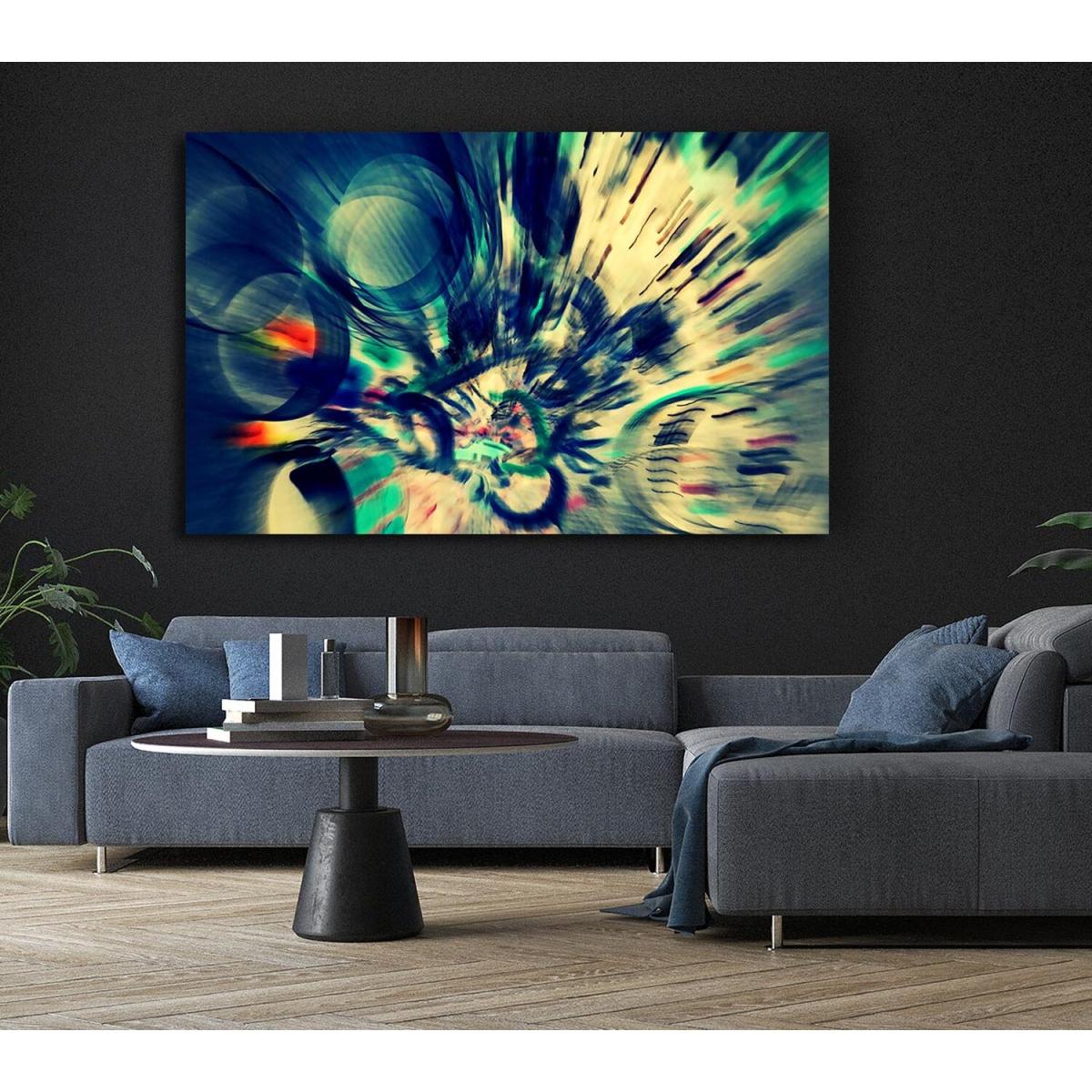 Abstraction Canvas Print Wall Art - Yellow / 81.28cm – image 6