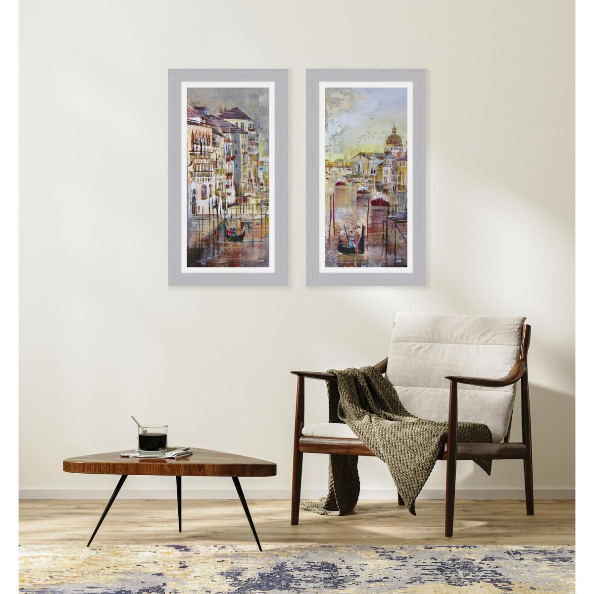 N.Karsan Venice Scene Framed Print – image 1