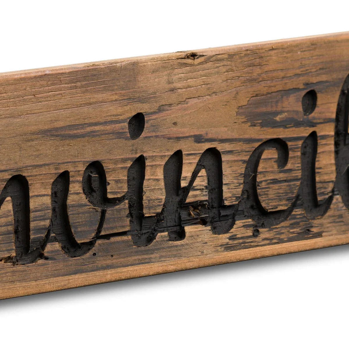 Ginvincible Rustic Message Plaque Inspirational Sign - Brown – image 2