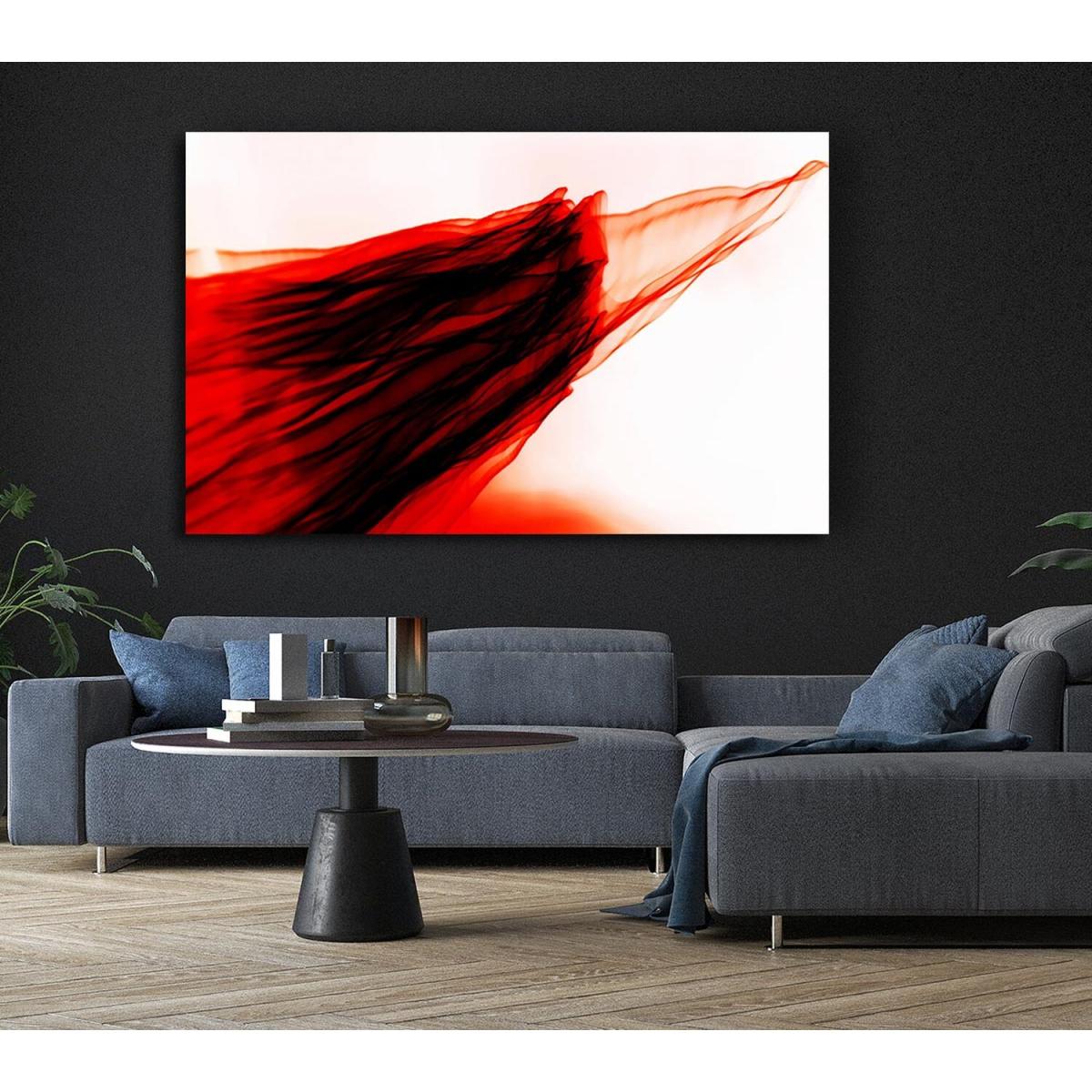 Red Passing Through Canvas Print Wall Art - Yellow / 81.28cm – image 4
