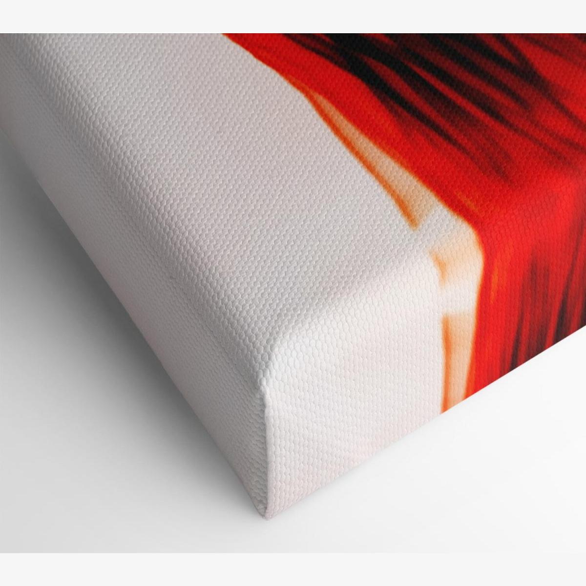 Red Passing Through Canvas Print Wall Art - Yellow / 81.28cm – image 1