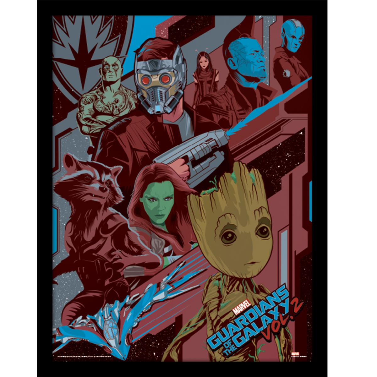 Guardians Of The Galaxy Vol. 2 (Galactic) Framed Print – image 2