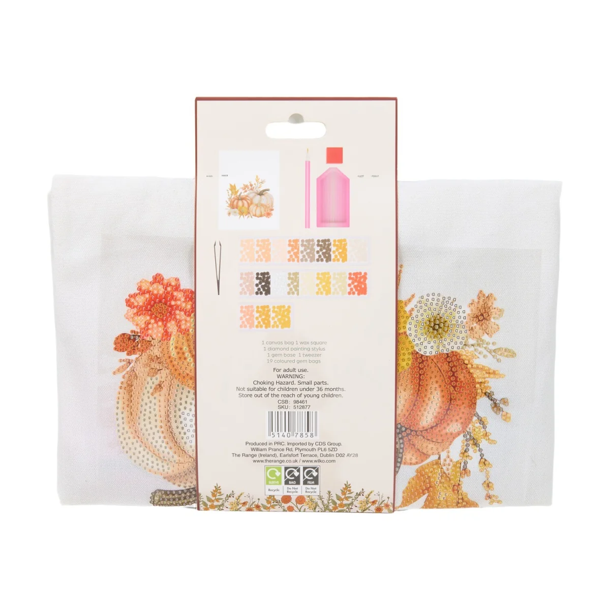 Autumn Pumpkin Diamond Painting Bag – image 4