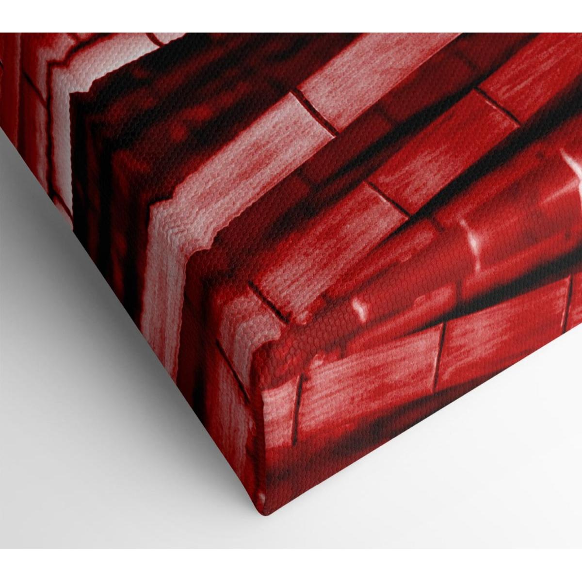 Red Bamboo Canvas Print Wall Art - Yellow / 81.28cm – image 2