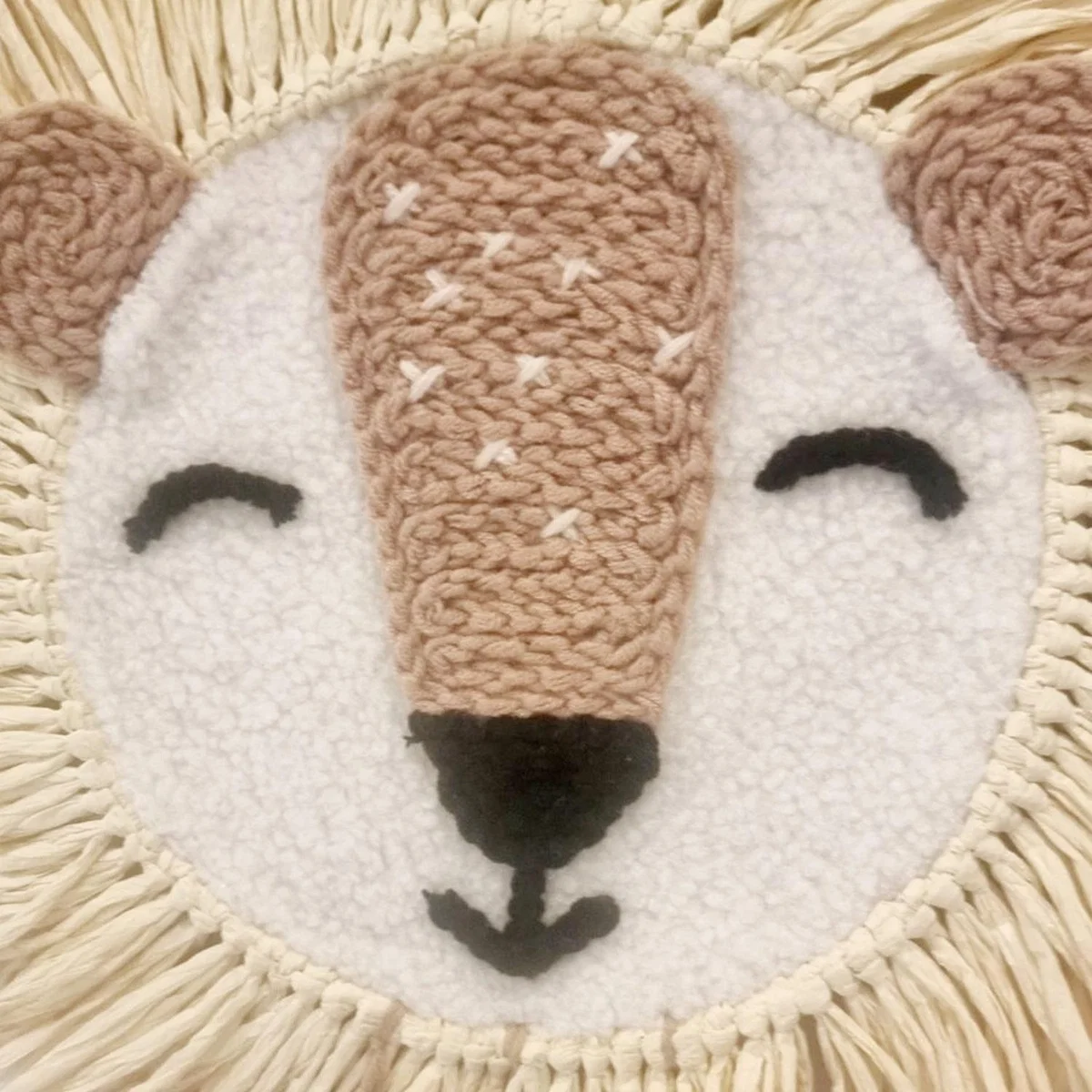 Lion Head Hanging Decoration  - Brown – image 6